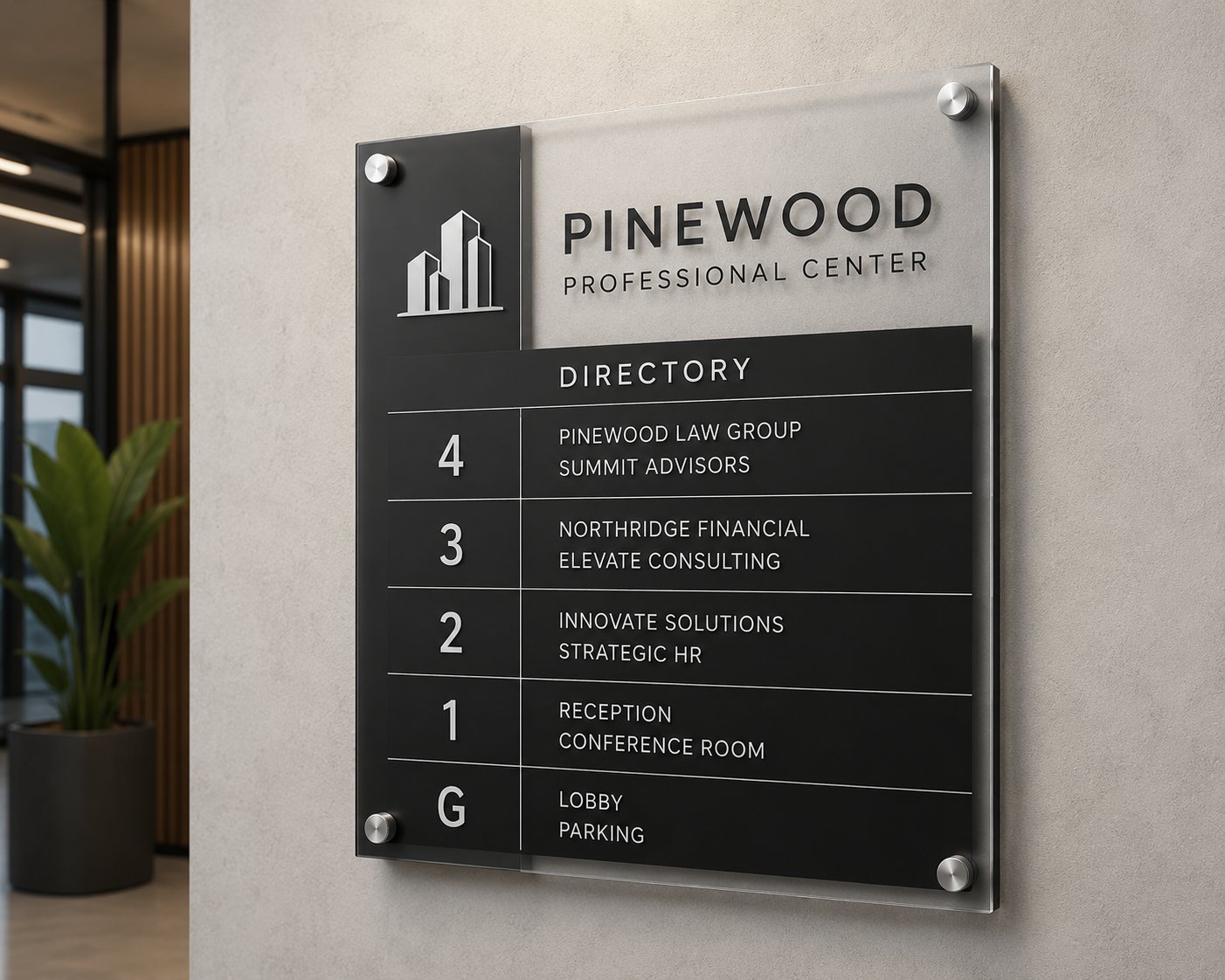 Company Directory Signs