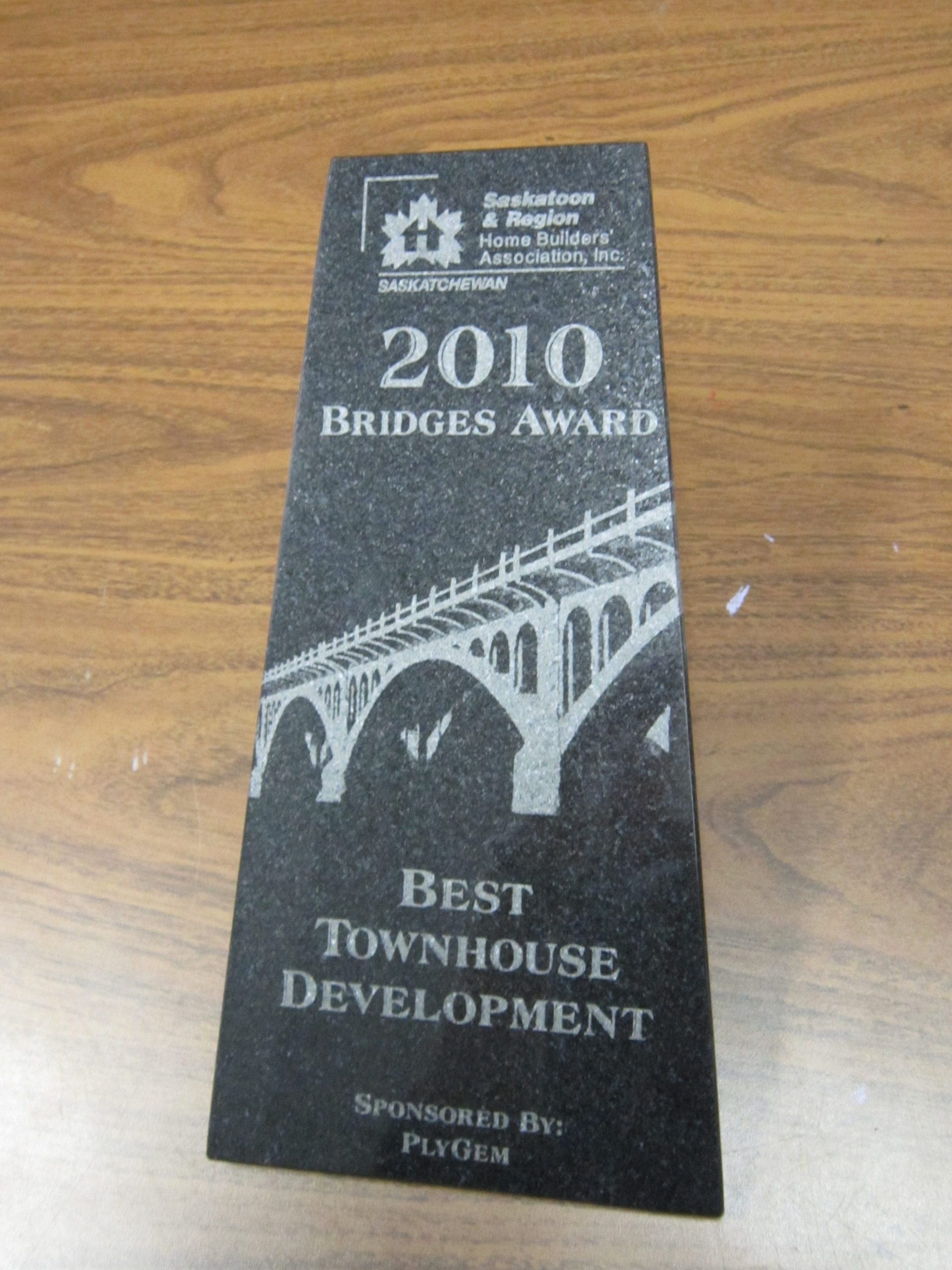 Pro-Touch Engraving Ltd. 2025 Stone Laser Etching Recognition Plaque