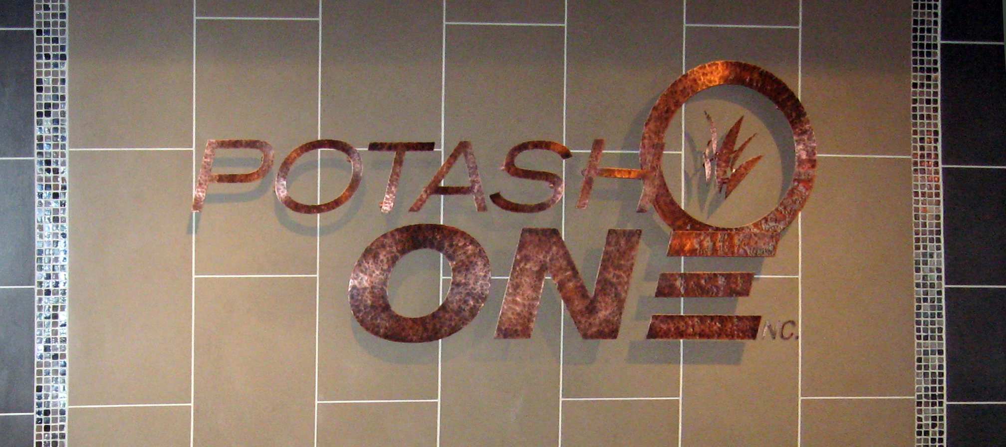 Pro-Touch Engraving Ltd. 2025 Metal pin mounted logo