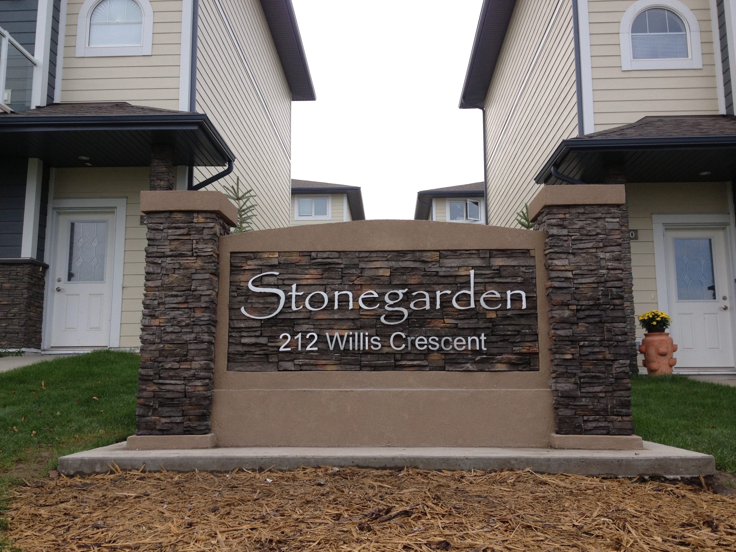 Pro-Touch Engraving Ltd. 2025 Pin mounted logo into stone